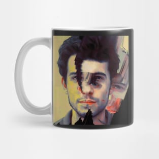 LEAVING NOW Glitch Art Abstract Corruption Mug